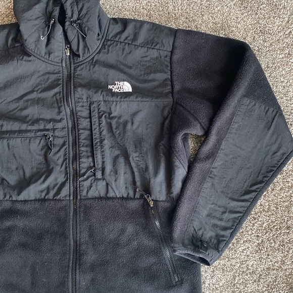 The North Face Hooded Polartec Black Full Zip Fleece Jacket, Men’s L - Picture 4 of 16